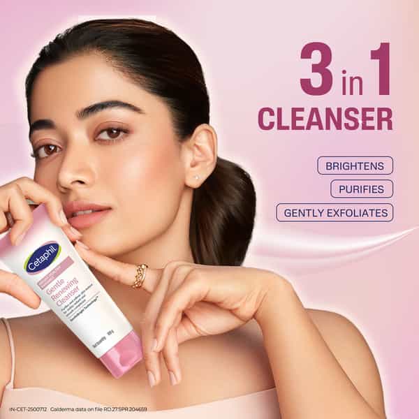 Cetaphil Bright Healthy Radiance | Gentle Renewing Cleanser | 100 Gm