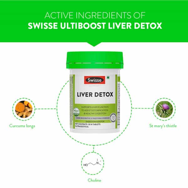 Swisse Ultiboost Liver Detox Tablet 60 No's