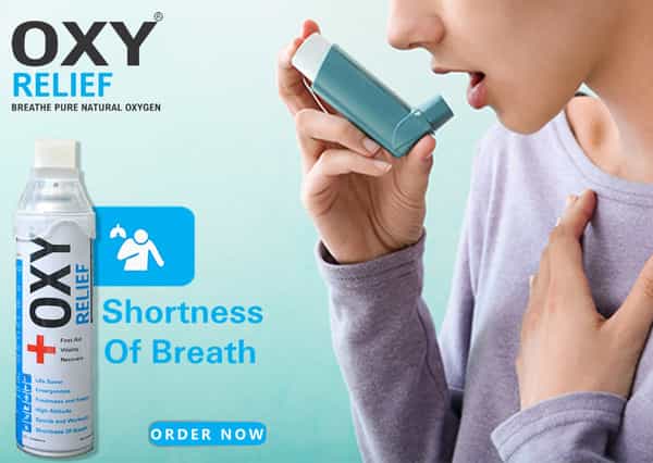 Oxy Relief Oxygen Cylinder - Gas Content 12 Litres