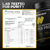 Nutrabay Gold Pea Protein Powder | 25G Protein | 4.6G Bcaa | 5G Fiber | Cold Coffee Flavour - 500Gm