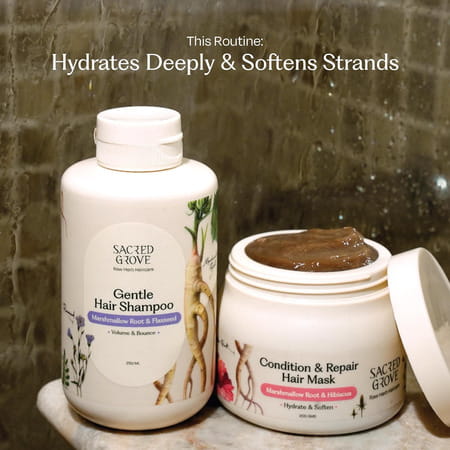 Sacred Grove Marshmallow Root Deep Conditioning Combo