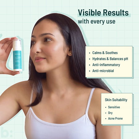 Biocule The Calm Soothing Face Serum With Cica + Bisabolol For Skin Soothing & Calming (30 Ml)