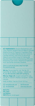 Biocule The Calm Soothing Face Serum With Cica + Bisabolol For Skin Soothing & Calming (30 Ml)