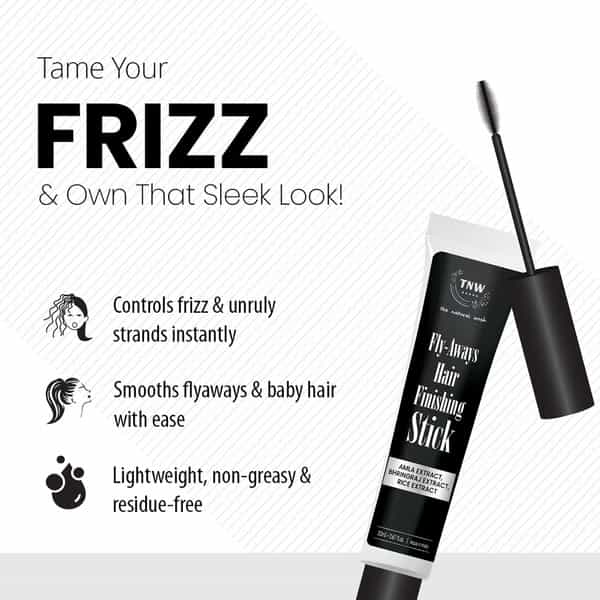 Tnw The Natural Wash Flyaways Hair Stick | Tames Frizz & Baby Hair Instantly 20 Ml