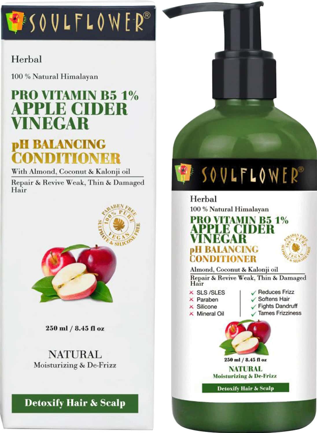 Buy SOULFLOWER HERBAL 100 NATURAL HIMALAYAN PRO APPLE CIDER VINEGAR PH