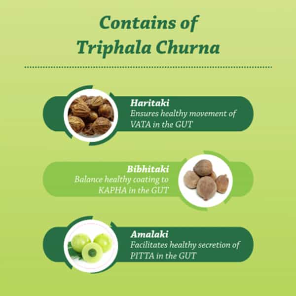 Baidyanath Asli Ayurved Triphala Churna 100 Gms (Pack Of 3) Natural Laxative For Constipation