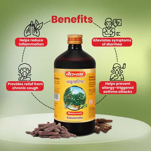 Baidyanath Ayurved Babularisht 450Ml | Digestive & Reproductive Tonic