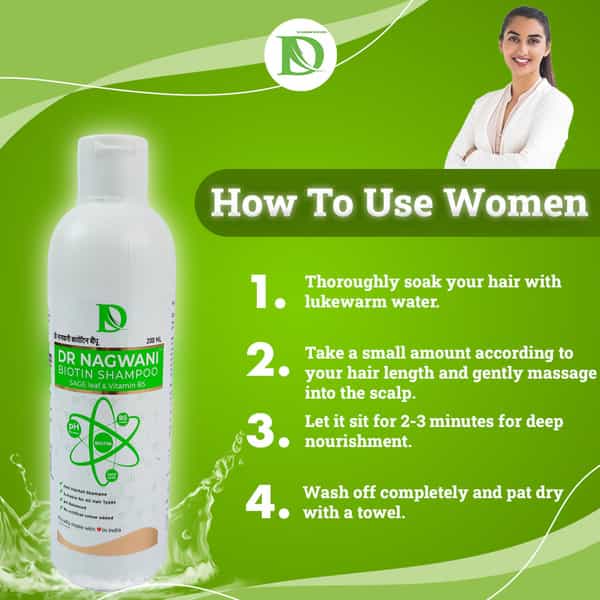 Dr Nagwani Biotin Shampoo 200 Ml