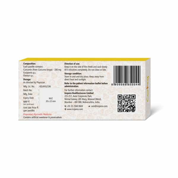 Curkey 100Mg Mint Flavour Strip Of 10 Pastilles