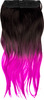 Streak Street Deep Magenta Ombre Hair Extensions