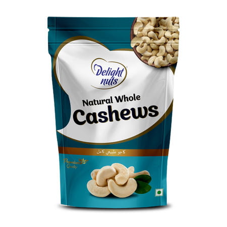 Delight Nuts Natural Whole Cashews 200gm