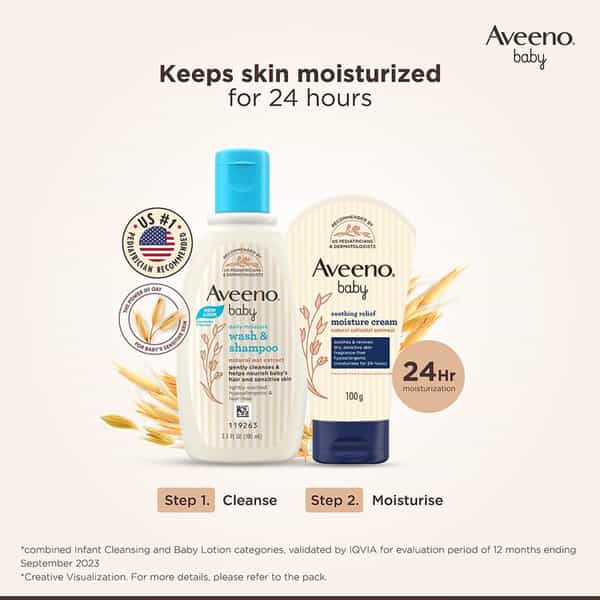 Aveeno Baby Sr Moisture Cream - 140Ml