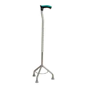 Tynor Walking Stick Tripod Silver Universal Size 1 Unit