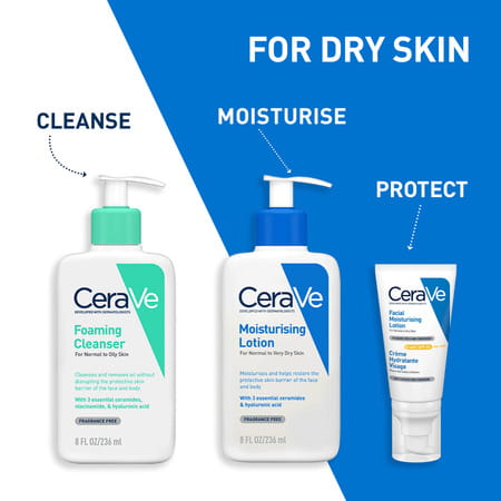 Cerave Foaming Daily Gel Cleanser For Normal To Oily Skin - 236ml