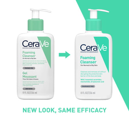 Cerave Foaming Daily Gel Cleanser For Normal To Oily Skin - 236ml