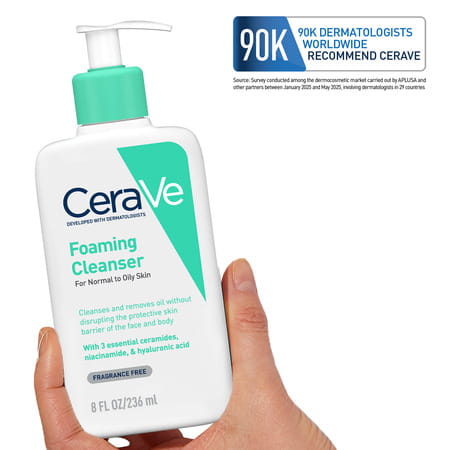 Cerave | Foaming Cleanser | For Normal To Oily Skin 236 Ml