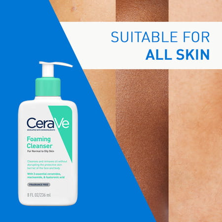 Cerave | Foaming Cleanser | For Normal To Oily Skin 236 Ml