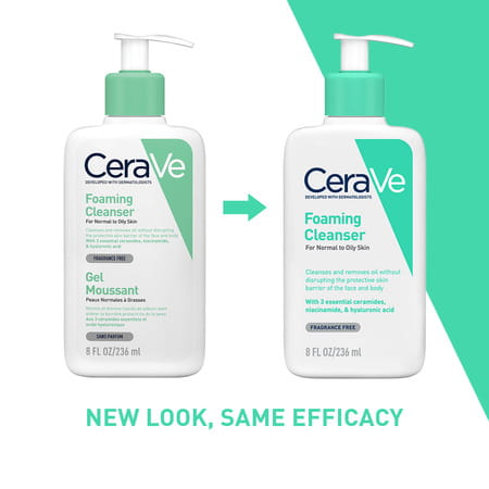Cerave | Foaming Cleanser | For Normal To Oily Skin 236 Ml