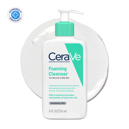 Cerave | Foaming Cleanser | For Normal To Oily Skin 236 Ml