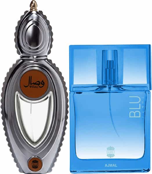 Ajmal Wisal Edp 50Ml Perfume For Women And Blu Femme Edp 50Ml Perfume For Women