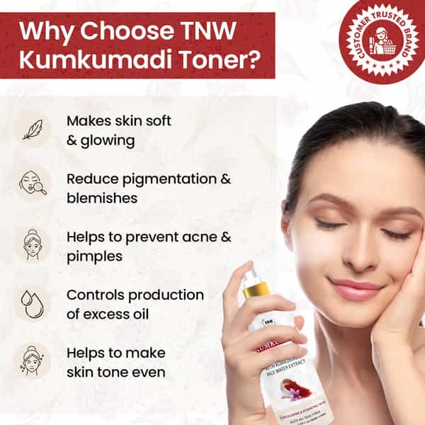 Tnw The Natural Wash Kumkumadi Toner | For Glowing & Hydrated Skin | Suitable For All Types