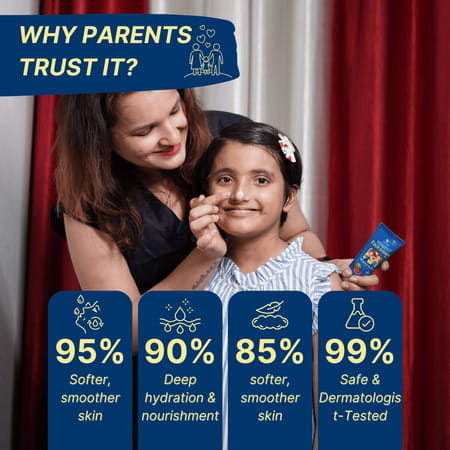 Healthbest Kidbest Face Cream For Kids|Spf 15| Sensitive Skin & Unscetened|Watermelon Flavor|50ml