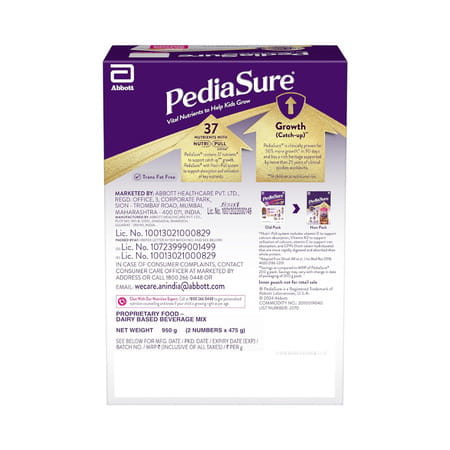 New Pediasure Complete Balanced Nutrition To Help Kids Grow Chocolate Box 1 Kg