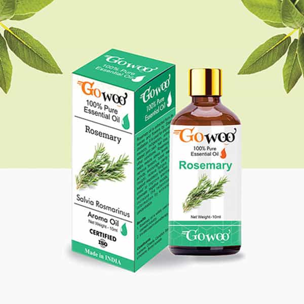 Pack Of 2 Rosemary Essential Oil & Almond Carrier Oil - 100% Pure & Natural Oil