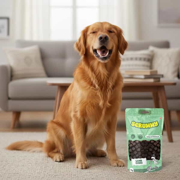 Scrummy Lamb Cubes Dog Treats | 70 G
