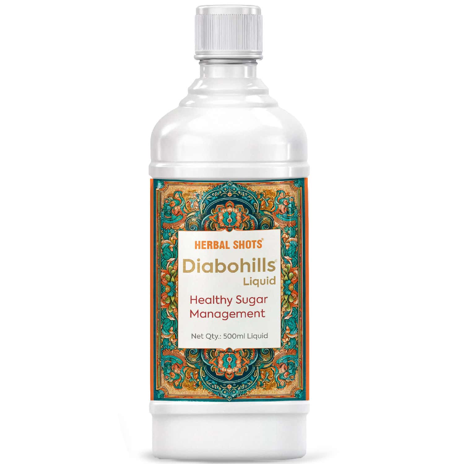 Herbal Hills Diabohills Herbal Shots 500ml (Pack Of 2)