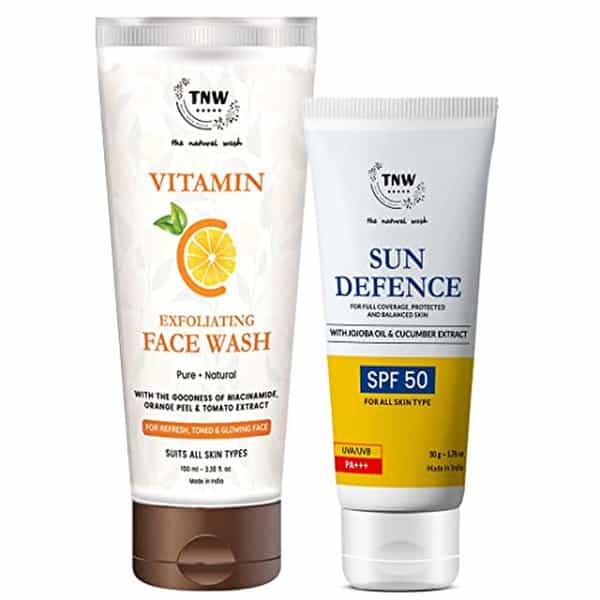 Tnw The Natural Wash Vitamin C Exfoliating Face Wash And Sun Defense With Natural Ingredients