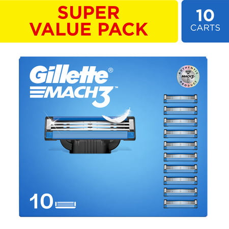 Gillette Mach 3 Shaving Blades Pack Of 10