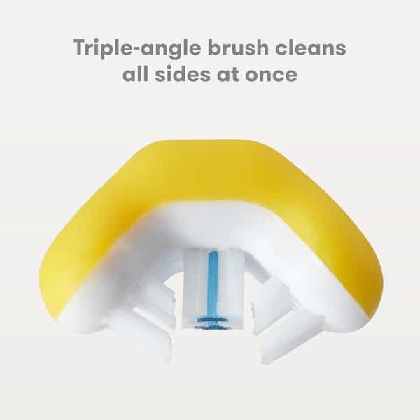 Fridababy Training Toothbrush For Toddlers | 18+ Months | Soft Bristles | Yellow