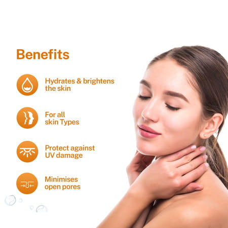 Love Earth Vitamin C Toner With Aloe Vera & Witch Hazel Extracts For Acne Prone Skin 100Ml