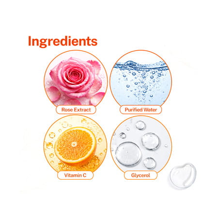 Love Earth Vitamin C Toner With Aloe Vera & Witch Hazel Extracts For Acne Prone Skin 100Ml