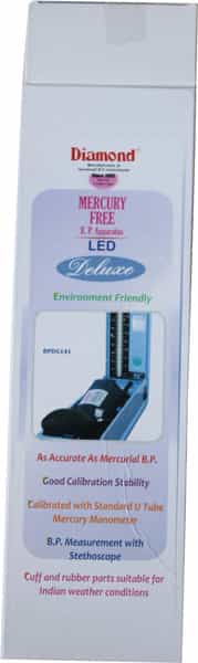 Diamond Bpdg141 Bp Apparatus Led Delux Cuff Battery Blood Pressure Monitor Device 1