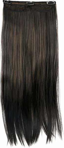Streak Street Clip-In 18" Mix Brown Straight Hair Extensions