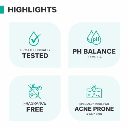 Dermatouch Salicylic Acid 2% Face Wash | For Acne & Oil Control | Suitable To All Skin Types | 50ml