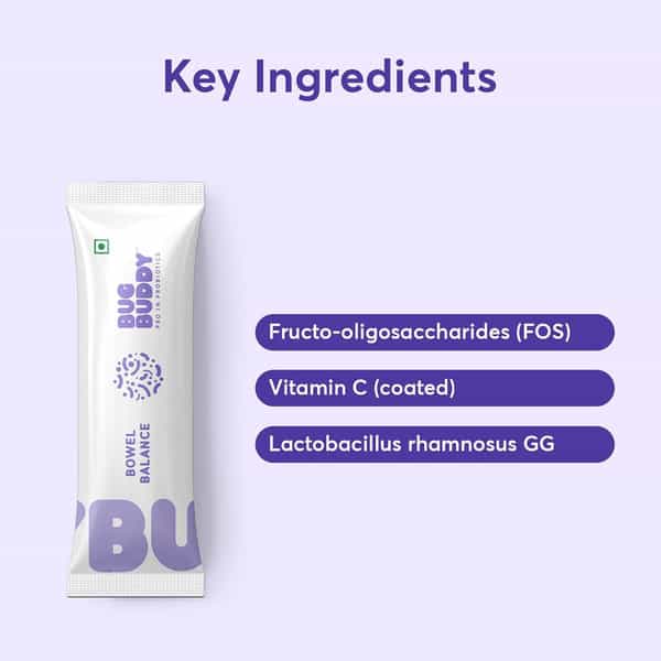 Bug Buddy Bowel Balance | Digestive Health Supplement | 15 Days Pack