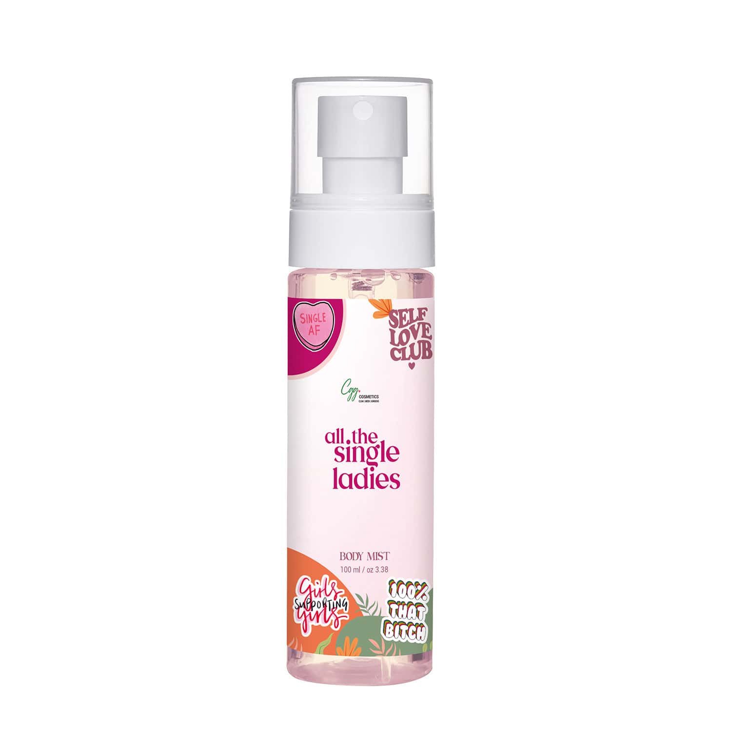 Cgg Cosmetics All The Single Ladies Body Mist - 100% Vegan | Fresh For Men & Women - 100ml