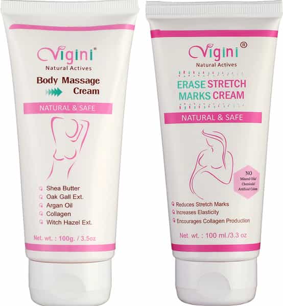 Vigini Bust Breast Size Increase Firming | Erase Stretch Marks During Pregnancy Oil Cream 200Ml