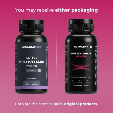 Nutrabay Pro Active Multivitamin For Women - 60 Tabs