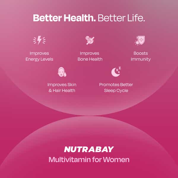 Nutrabay Pro Active Multivitamin For Women - 60 Tabs