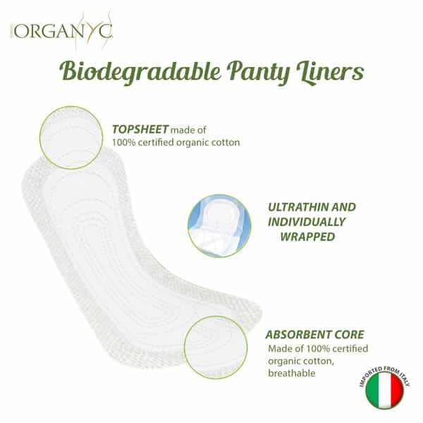 Organyc Pantyliners Ultra Thin Light Flow 24