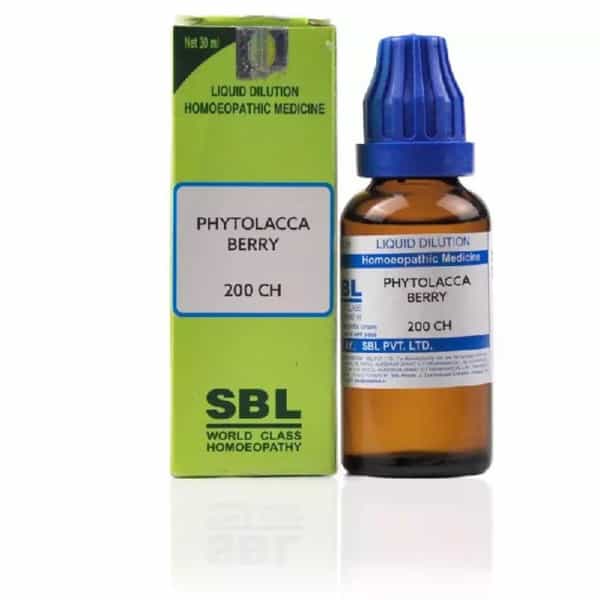 Sbl Phytolacca Berry Dilution 200 Ch 30 Ml Pack Of 2