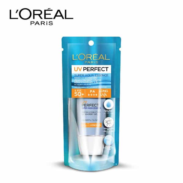 L'oreal Paris Uv Perfect Super Aqua Essence Spf 50+ Pa++++ Long Uva - 30 Ml