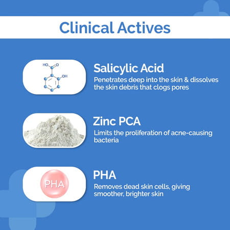 The Derma Co White 1% Salicylic Acid Foaming Daily Face Wash With Salicylic Acid - 100ml