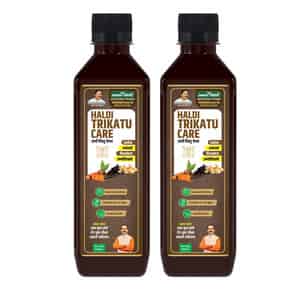 Jeena Sikho Haldi Trikatu Care Juice | Immunity Booster & Liver Detox Juice - 500 Ml (pack Of 2)