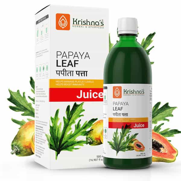 Krishna's Papaya Leaf Juice - 500 Ml