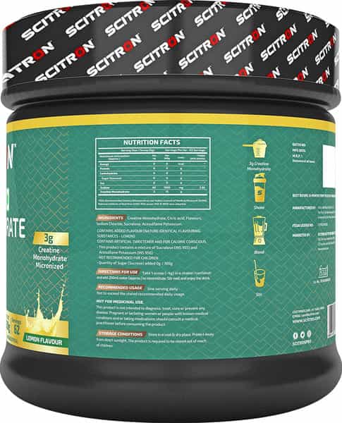 Scitron Nitro Series Creatine Monohydrate - 250G (Lemon)